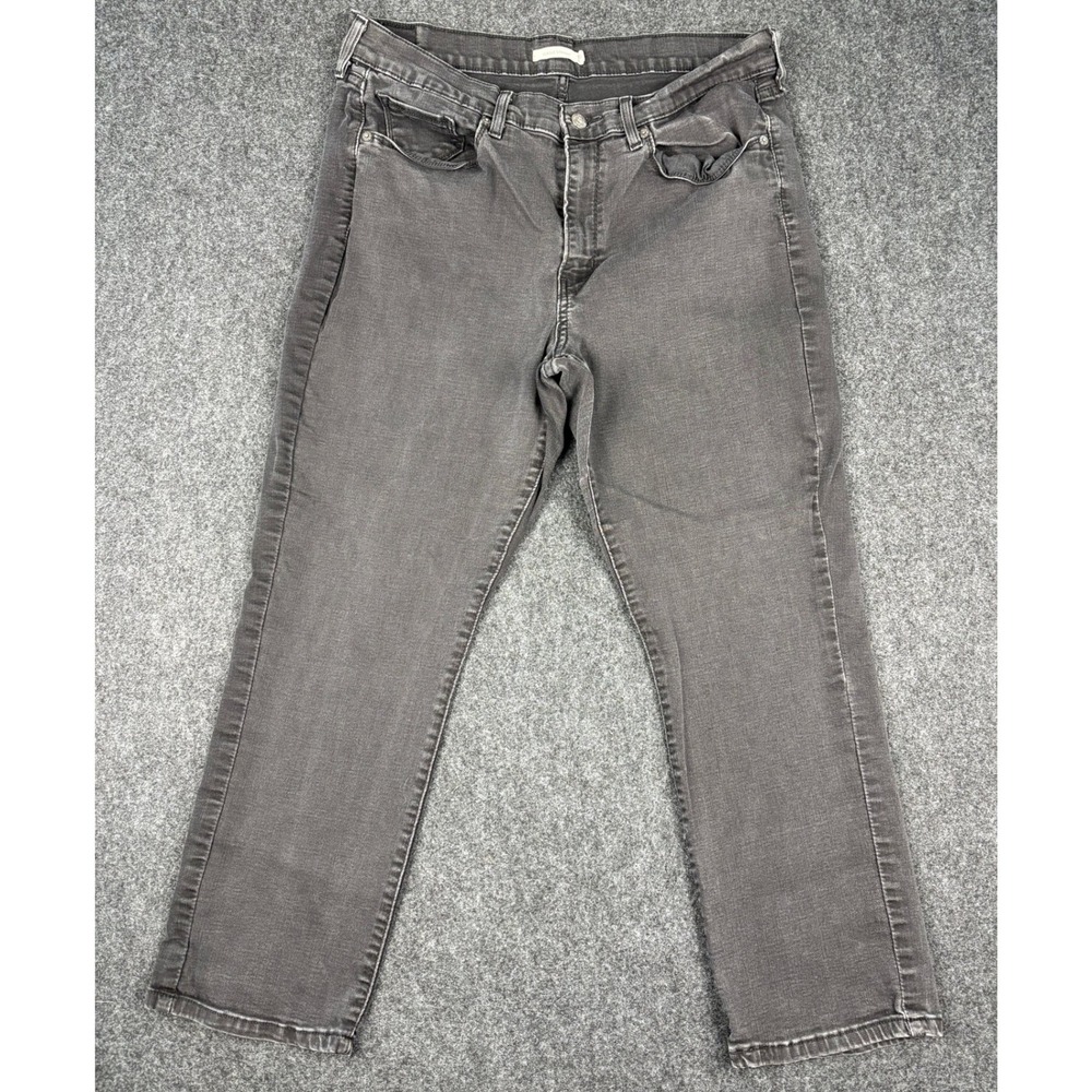 Levis Classic Straight Jeans Womens 16S Gray Denim Mid Rise 39250-0001 W33 L28